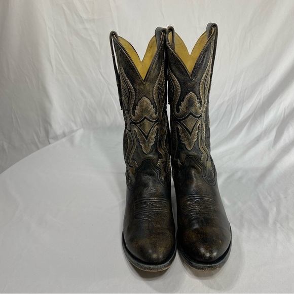 Corral Black Embroidered J Toe Men’s C3808 Leather Western Boot 8D - Picture 7 of 11